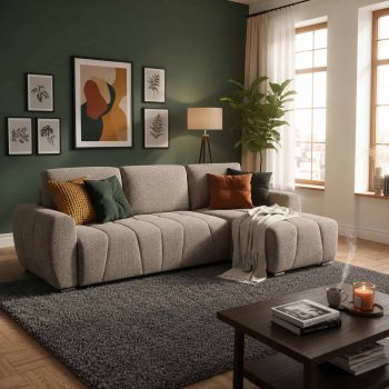 96517040 Morgan Slaapbank Chaise Longue Bruin 8hr