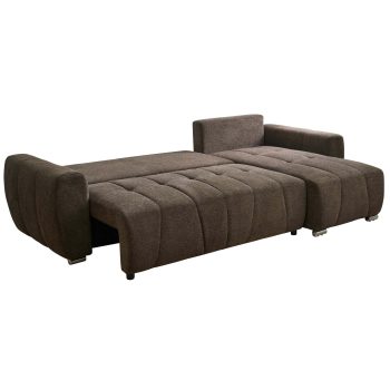 96517050 Morgan Slaapbank Chaise Longue Donker Bruin 2hr