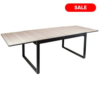 96916010 Ebby Dining Antraciet 1xrugbank 4xstoel 14hr Outlet