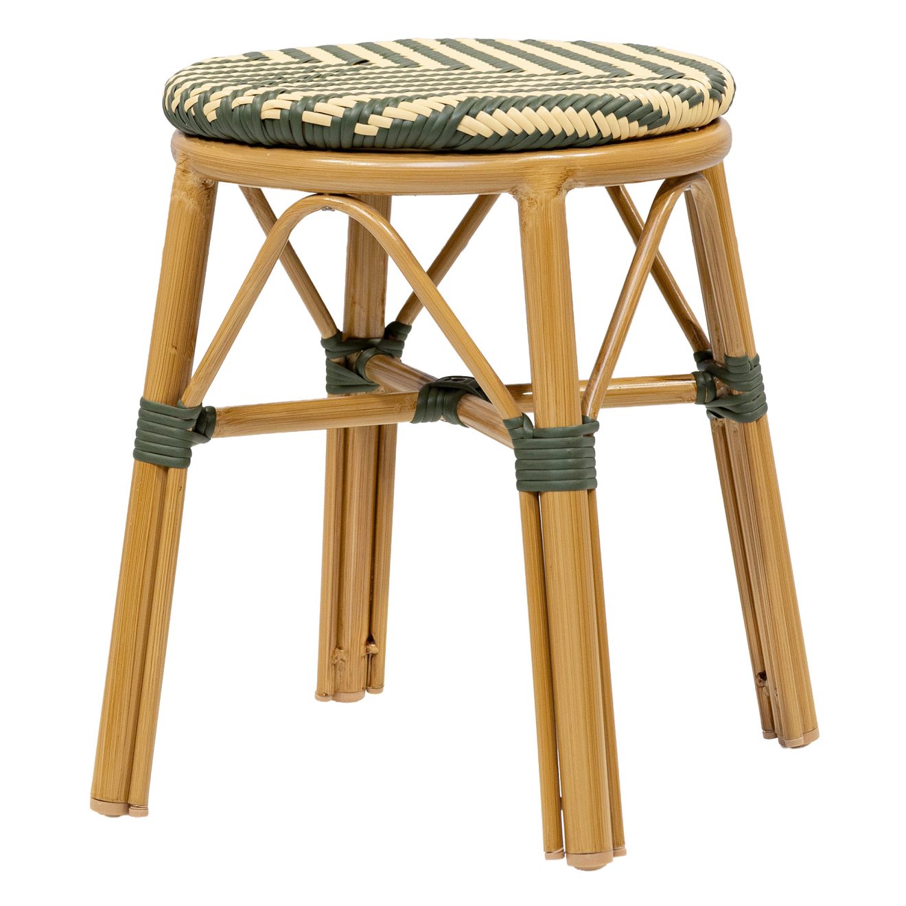 96921310 Toujours Hocker Groen Beige Nieuw 3