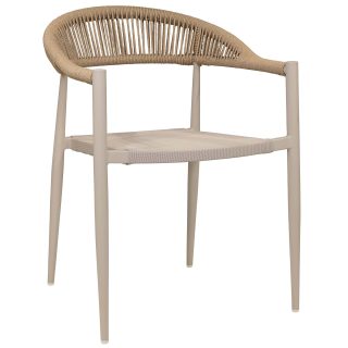 96921330 Jonah Terrasstoel Textileen Beige Zand 1hr