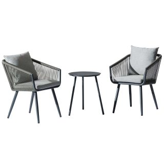 96922330 Ayana Loungeset 3pcs Antraciet 1hr