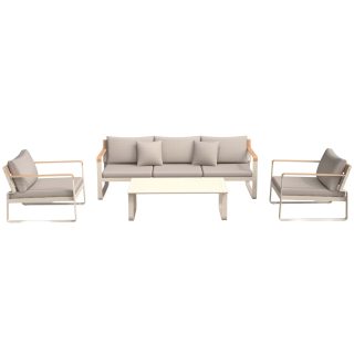 96922810 Denea Loungeset Taupe 3 Seat 1