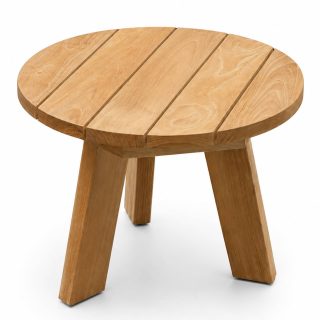 96924160 Micha Bijzettafel Ø60cm Teak 1hr