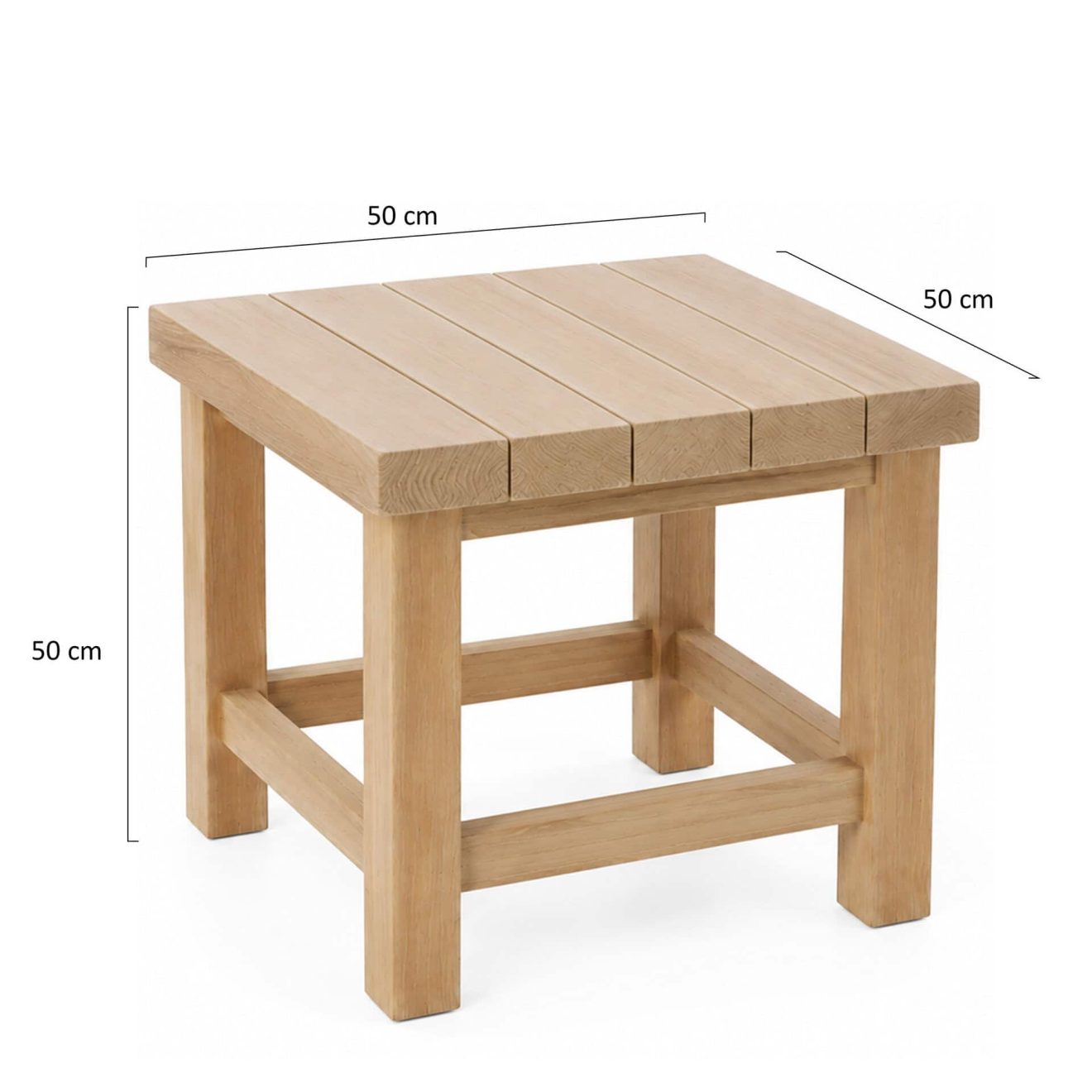 96924240 Bumi Bijzettafel 50x50cm Afmetingenhr