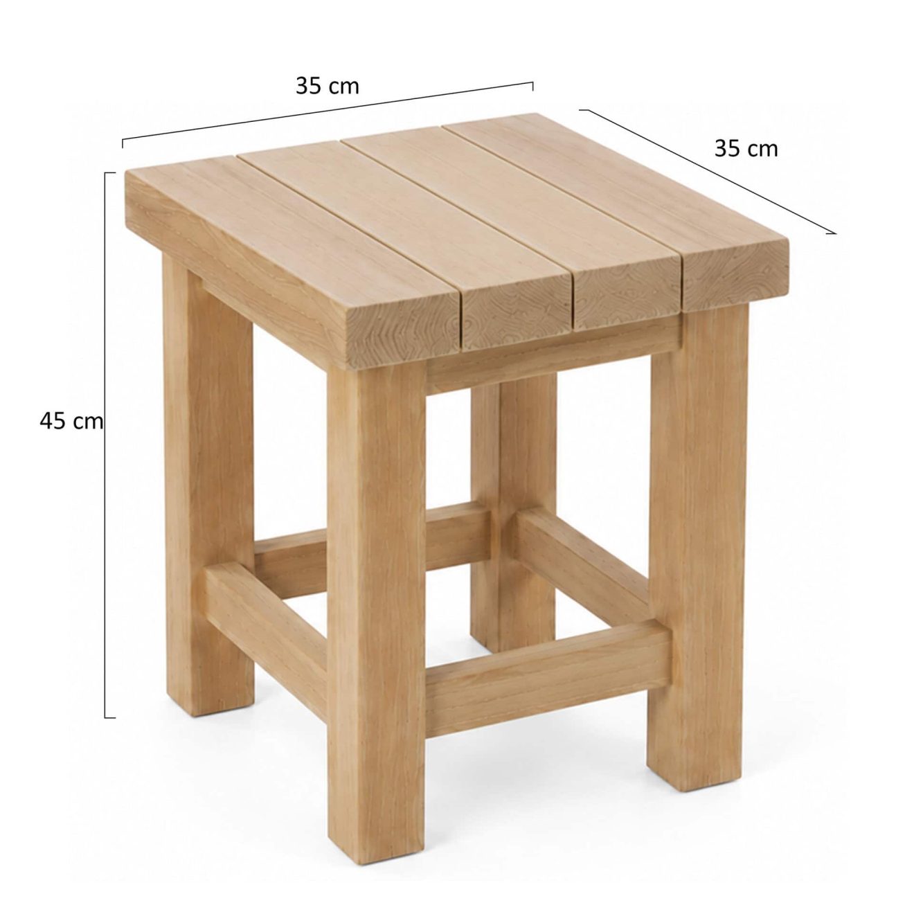 96924260 Sunda Bijzettafel 35x35cm Afmetingenhr