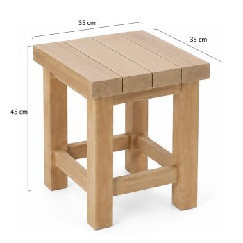 96924260 Sunda Bijzettafel 35x35cm Afmetingenhr