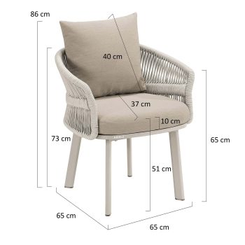 95420030 Aio Dining Taupe 2