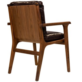 96126890 Lumo Armstoel Walnut 4hr