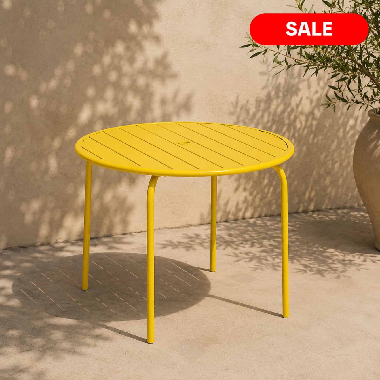 96911510 Mente Terrastafel Geel Sfeer 4 Sale