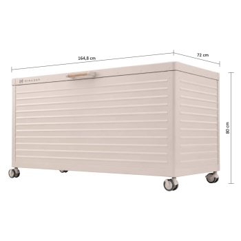 96924460 Trevor Storage Box Beige Horizontaal 165cm Large Mirador Afmetingenhr