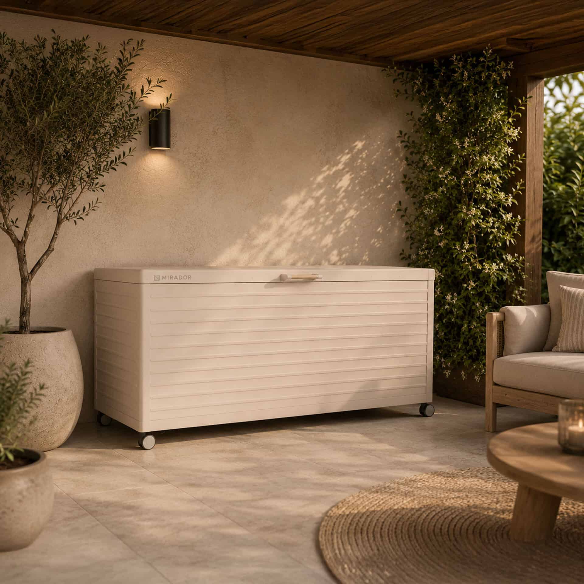 Trevor Storage Box - Beige - 165 cm - Horizontal | Kaja Interiors