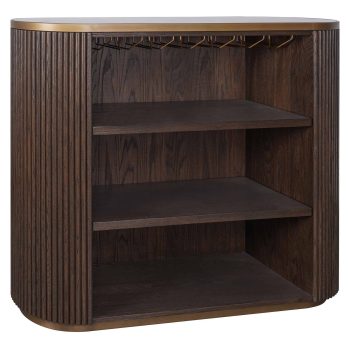 95100270 Marezza Buffetkast Eiken Bruin Zwart Epoxy 1hr
