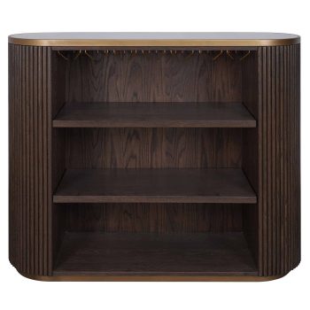 95100270 Marezza Buffetkast Eiken Bruin Zwart Epoxy 2hr