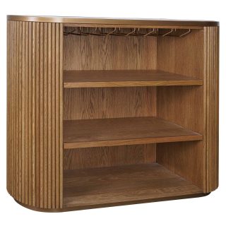95100290 Marezza Buffetkast Eiken Naturel Zwart Epoxy 1hr