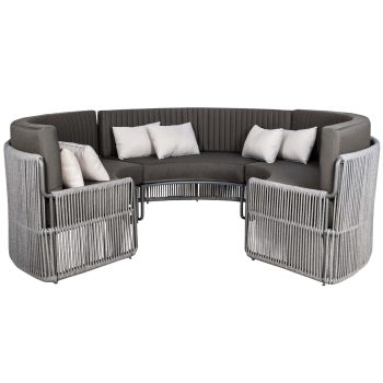95410610 Terrasbank Roma Large Black 1hr