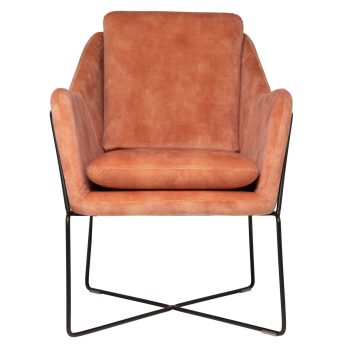 96127420 Loungestoel Pia Roze 2hr