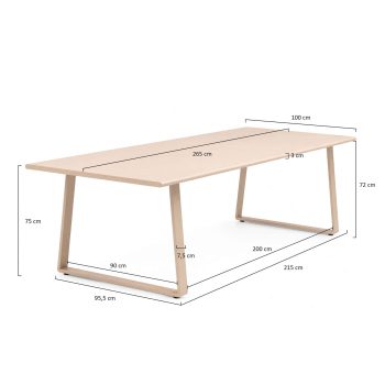 96922340 Denea Diningset Tafel Afmeting