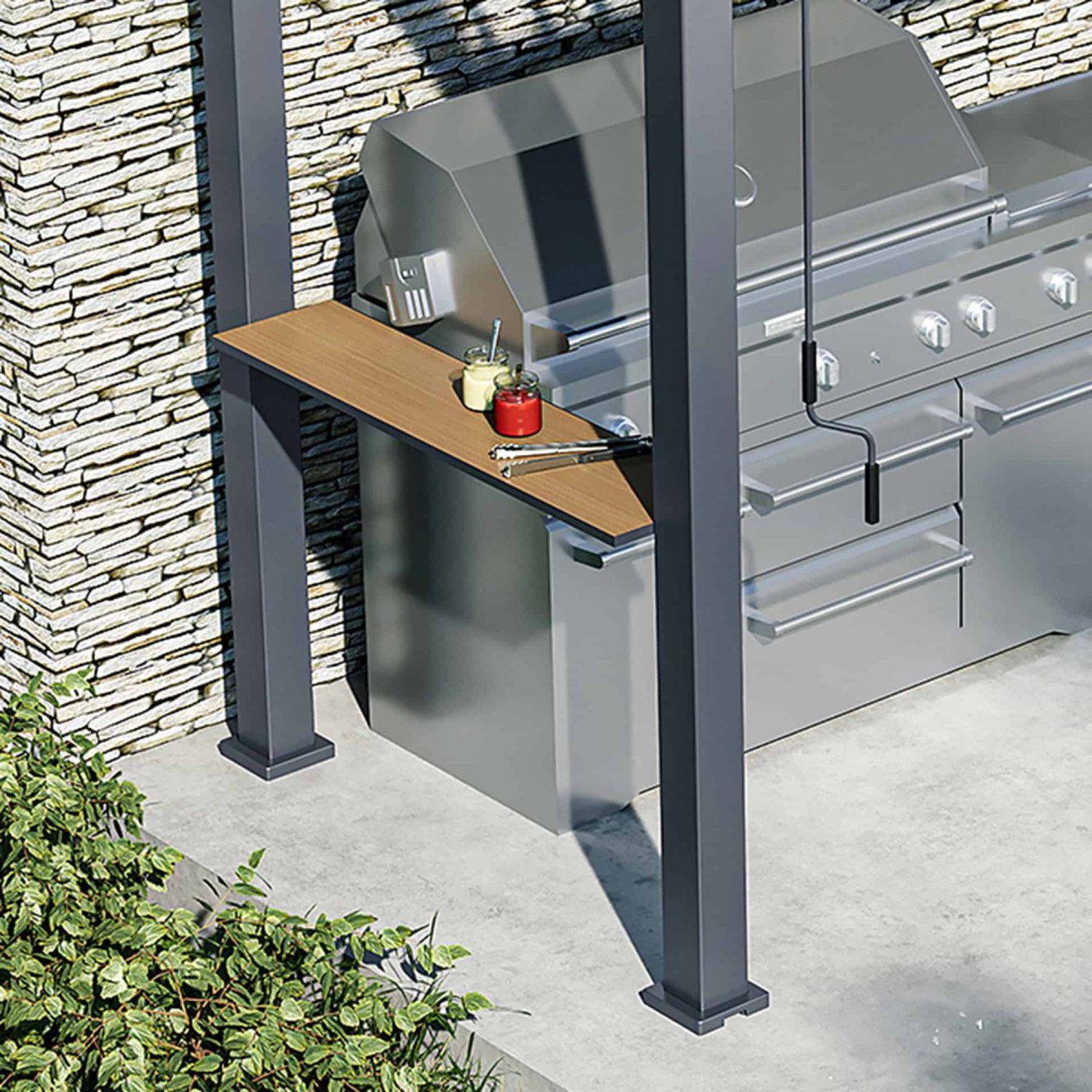 96924760 Reflect Bbq Cover Sfeer 8