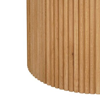 96415200 Bolzano Eettafel ø130 Naturel Marmer Wit 6