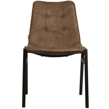 96804020 Stoel Detroit Tanny Black 2hr