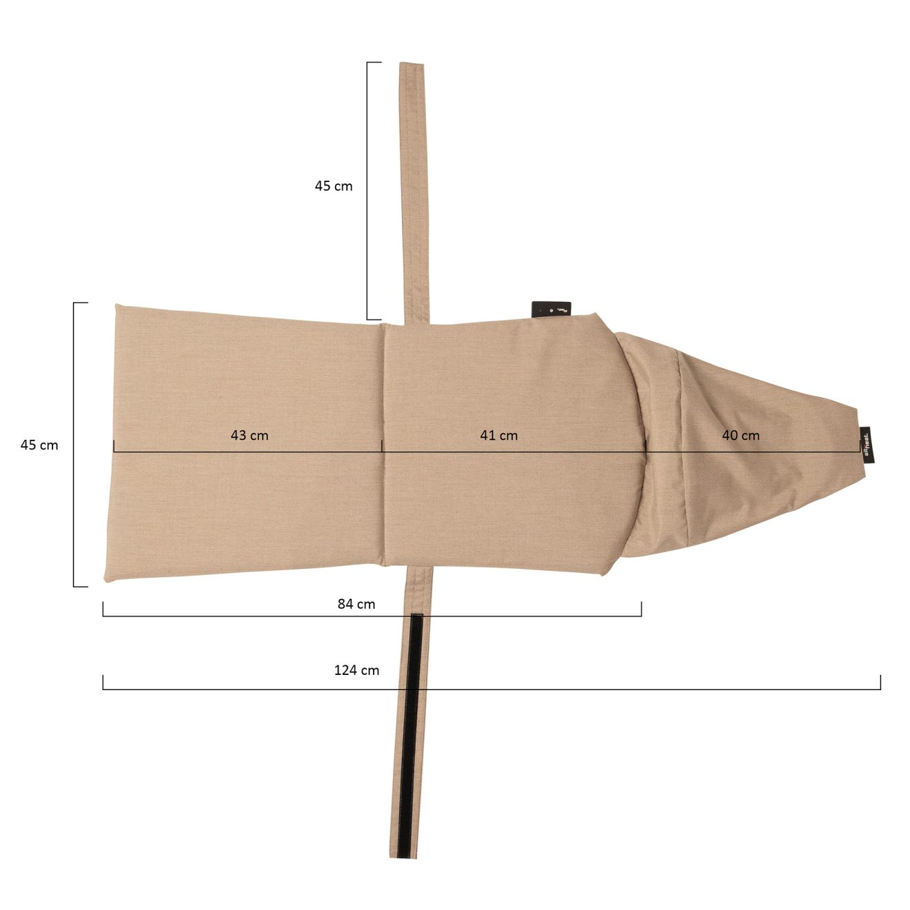 96918020 Warmtekussen Hamburg Beige Afmeting
