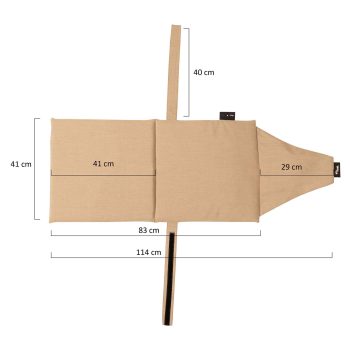 96918060 Warmtekussen Berlin Beige Afmeting