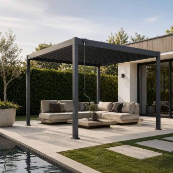 96924560 Reflect Eco 3x3m Antraciet Sfeer 1hr