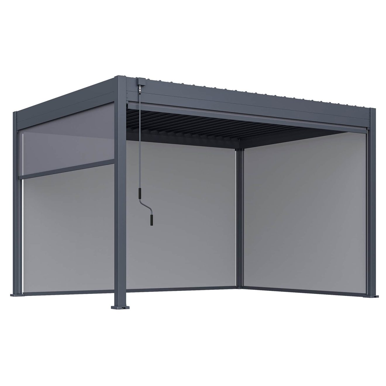 96924570 Reflect Eco 3x4m Antraciet Zonnescherm 2