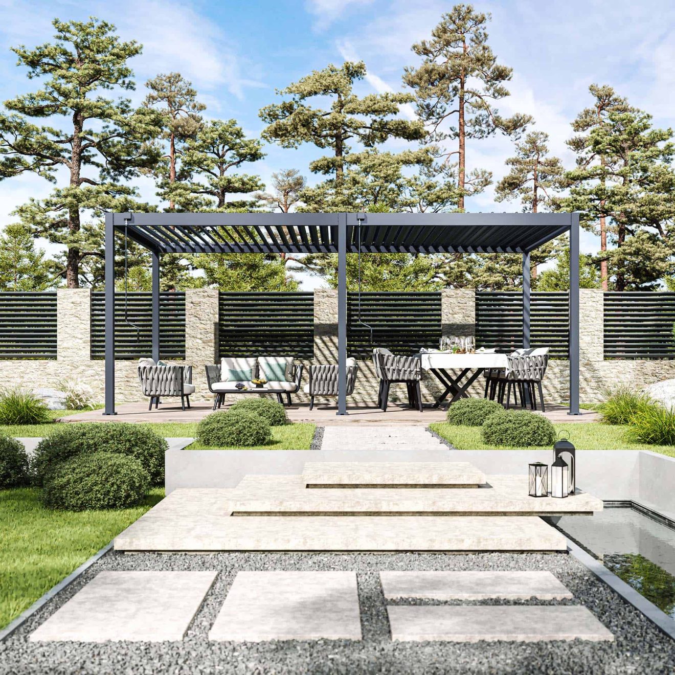 96924580 Reflect Eco 3x6m Antraciet Sfeer 1