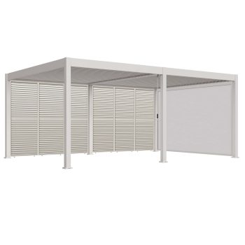 96924650 Reflect Duo 4x6m Sand Louvre 3