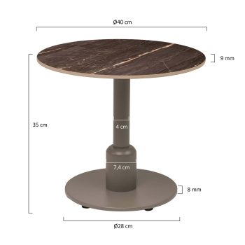 96927760 Duco Bijzettafel T005 H35cm Afmetinghr