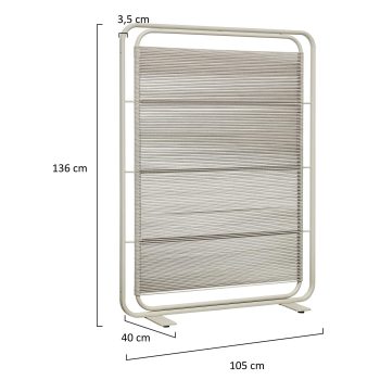 95417610 Yihe Small Screen Taupe Afmeting
