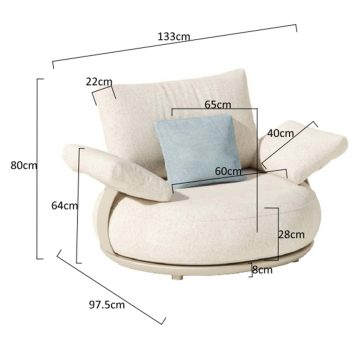 9542010 Calla Loungeset Afmeting 1