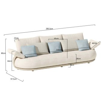 9542010 Calla Loungeset Afmeting 2