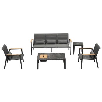 95422020 Tiki Loungeset Antraciet 1