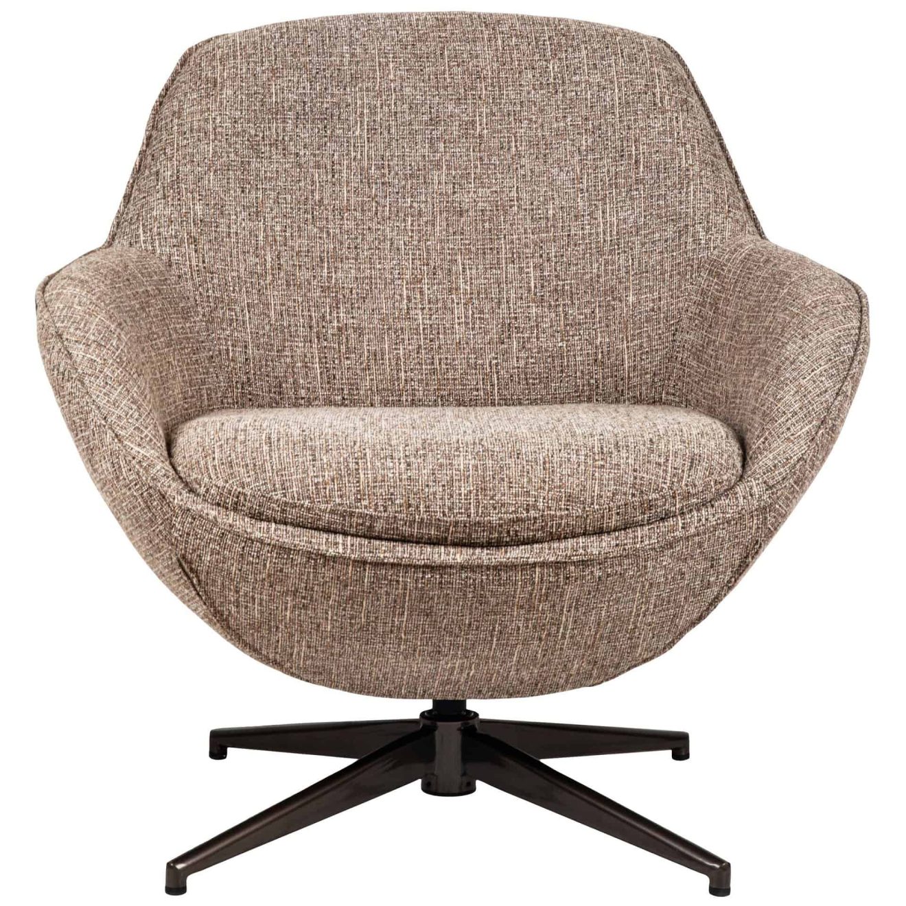 96130330 Bruno Loungestoel Draaibaar Bruin 2hr