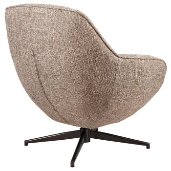 96130330 Bruno Loungestoel Draaibaar Bruin 4hr