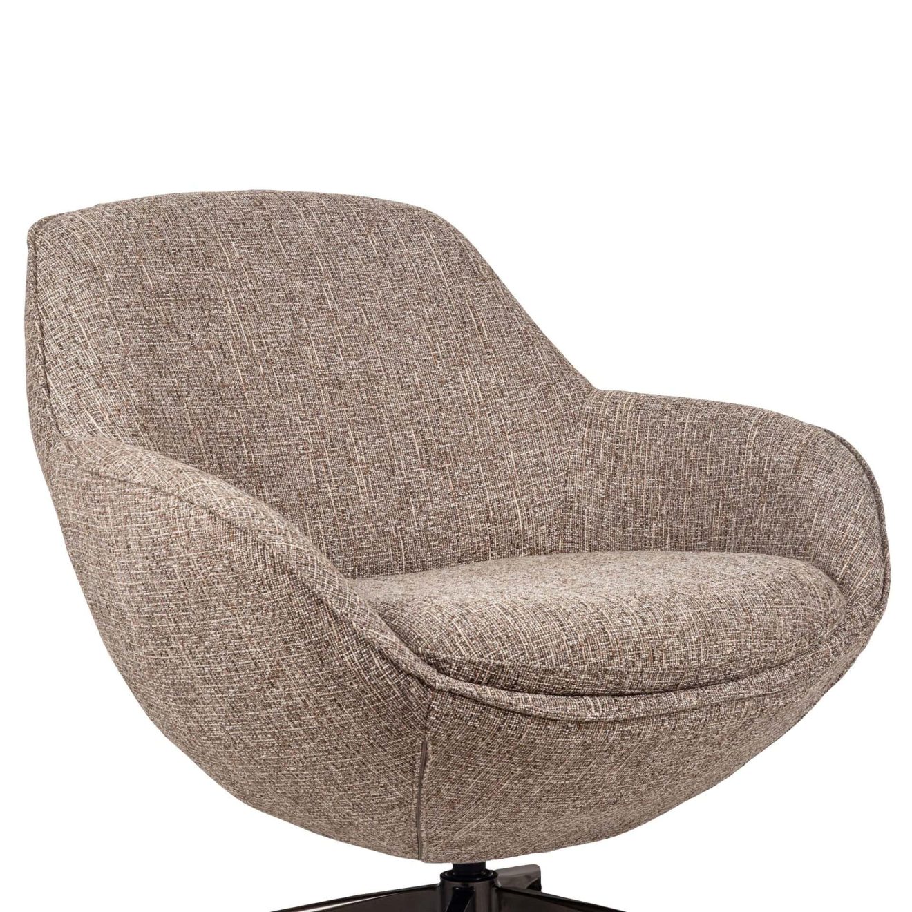 96130330 Bruno Loungestoel Draaibaar Bruin 6hr