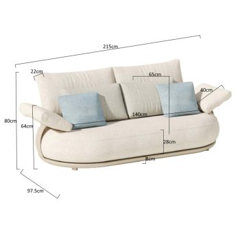 Calla Loungeset Afmeting 1